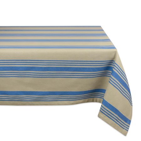 DESIGN IMPORTS 60 x 120 in. Sailor Stripe Table Cloth CAMZ35902